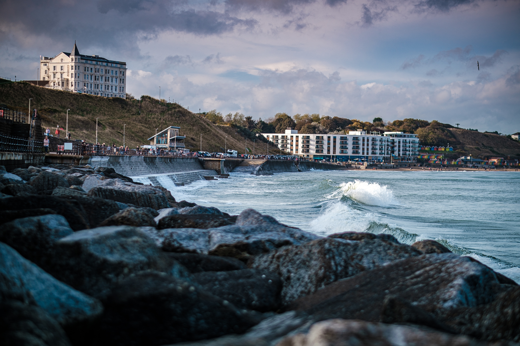 scarborough north bay high tide